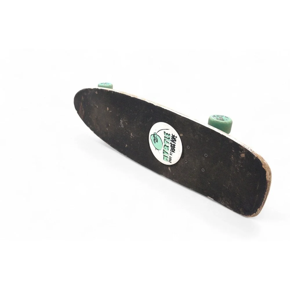 Vtg Myrtle Stuff‎ Russ Pope Skateboard Rare 58mm Complete Rare Longboard Artist